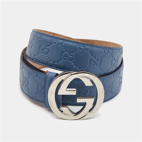 gucci blue guccissima belt|snake belt buckle Gucci.